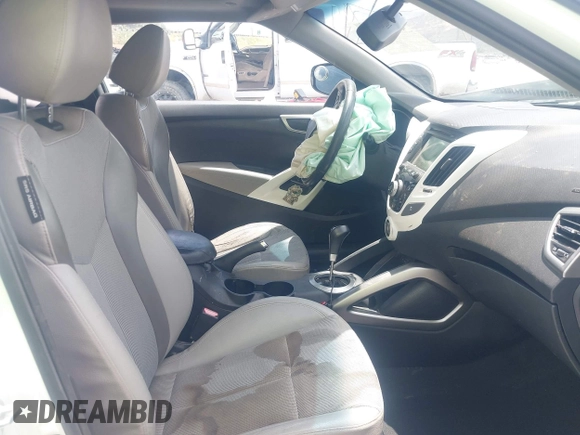 2013 Hyundai Veloster w/Black Int with VIN KMHTC6ADXDU100979, listed as a IAAI auction lot 42369224 with Not provided miles and . Bid and sale history available at DreamBid. Image 5.