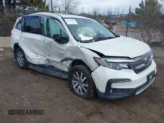 2019 Honda Pilot EX-L with VIN 5FNYF6H5XKB028185, listed as a IAAI auction lot 41678462 with 1 mi miles. Bid and sale history available at carsss.com. Image 1.