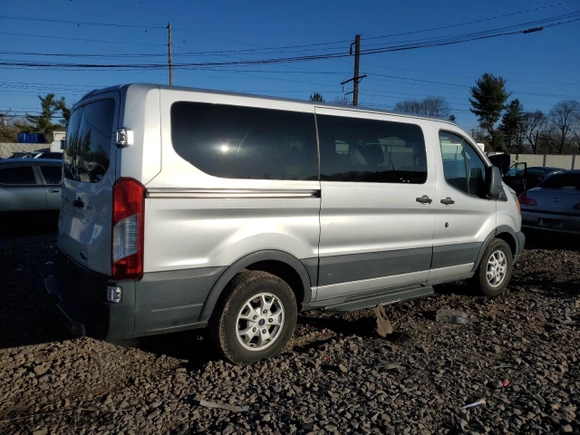 2015 Ford Transit Wagon XL with VIN 1FMZK1YM6FKA91704, listed as a Copart auction lot 47443975 with 169,342 mi miles and Salvage Title. Bid and sale history available at carsss.com. Image 3.