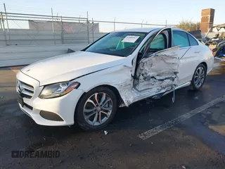 2017 Mercedes-Benz C 300 with VIN 55SWF4JB5HU191717, listed as a IAAI auction lot 41400167 with 37,803 mi miles and . Bid and sale history available at carsss.com. Image 2.