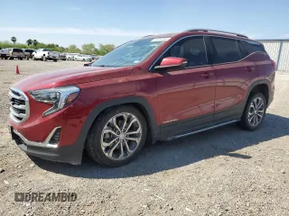 2019 GMC Terrain SLT with VIN 3GKALPEX2KL165987, listed as a Copart auction lot 48797655 with 108,757 mi miles and Salvage Title. Bid and sale history available at carsss.com. Image 1.