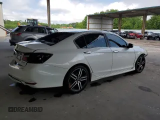 2016 Honda Accord Sport with VIN 1HGCR2F53GA059261, listed as a Copart auction lot 56152065 with 207,532 mi miles and Salvage title. Bid and sale history available at DreamBid. Image 3.