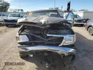 2002 Ford F-150 XL with VIN 1FTRX17262NC01116, listed as a Copart auction lot 80326534 with 0 mi miles and Salvage Title. Bid and sale history available at carsss.com. Image 5.