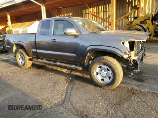 2020 Toyota Tacoma SR with VIN 5TFRX5GN5LX166219, listed as a Copart auction lot 48526935 with 92,727 mi miles and Salvage Title. Bid and sale history available at DreamBid. Image 4.
