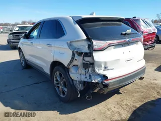 2017 Ford Edge Titanium with VIN 2FMPK3K83HBC58497, listed as a IAAI auction lot 41564810 with 167,711 mi miles. Bid and sale history available at carsss.com. Image 3.