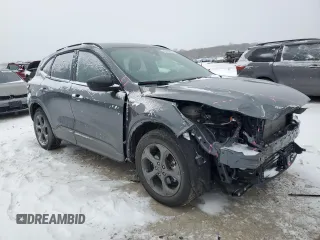 2024 Ford Escape ST-Line with VIN 1FMCU0MN2RUB42813, listed as a Copart auction lot 45878905 with 4,713 mi miles and Salvage Title. Bid and sale history available at DreamBid. Image 4.