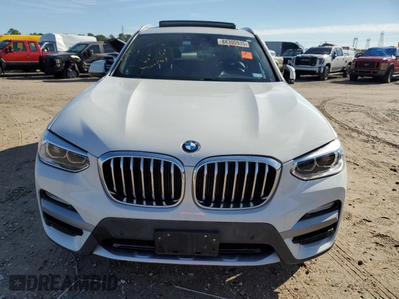 2019 BMW X3 sDrive30i with VIN 5UXTR7C58KLR44521, listed as a Copart auction lot 88300935 with 84,132 mi miles and Salvage Title. Bid and sale history available at carsss.com. Image 5.
