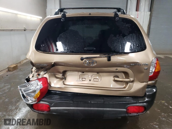 2003 Hyundai Santa Fe GLS with VIN KM8SC13D33U375491, listed as a Copart auction lot 76720694 with 212,447 mi miles and Salvage Title. Bid and sale history available at carsss.com. Image 6.