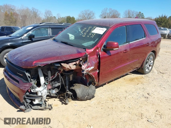 2019 Dodge Durango GT z VIN 1C4RDJDG2KC625283, wystawiony jako IAAI lot #41702986 z przebiegiem 191 708 mil mil oraz . Historia ofert i sprzedaży dostępna na DreamBid. Obrazek 2.