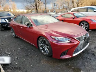 2018 Lexus LS with VIN JTHB51FF5J5005774, listed as a Copart auction lot 53837745 with 21,328 mi miles and Salvage Title. Bid and sale history available at carsss.com. Image 5.
