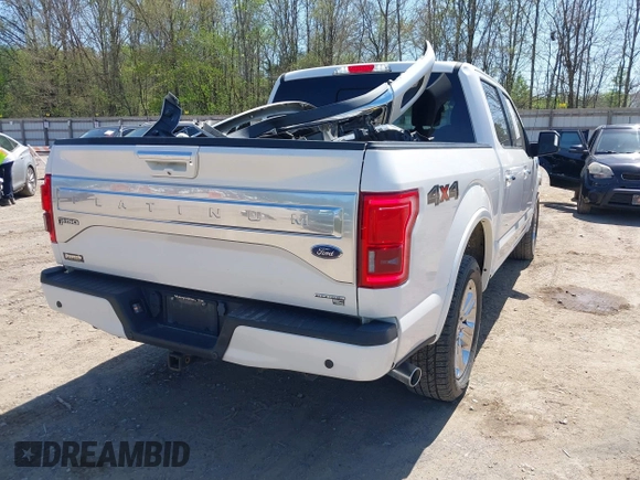 2015 Ford F-150 XLT with VIN 1FTEW1EF2FFB38104, listed as a IAAI auction lot 41983756 with 114,315 mi miles. Bid and sale history available at carsss.com. Image 4.
