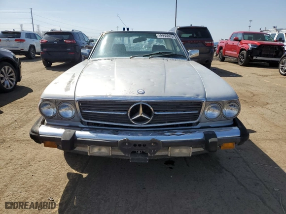 1988 Mercedes-Benz 560 Series 560SL with VIN WDBBA48D6JA080676, listed as a Copart auction lot 49995985 with 66,376 mi miles and Salvage Title. Bid and sale history available at carsss.com. Image 5.