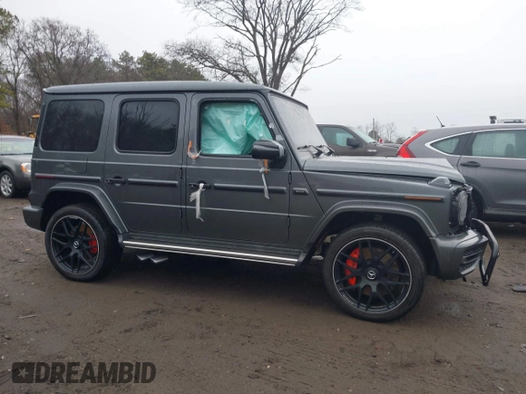 2019 Mercedes-Benz G 63 AMG with VIN WDCYC7HJXKX301279, listed as a IAAI auction lot 41427069 with 59,556 mi miles and . Bid and sale history available at DreamBid. Image 13.