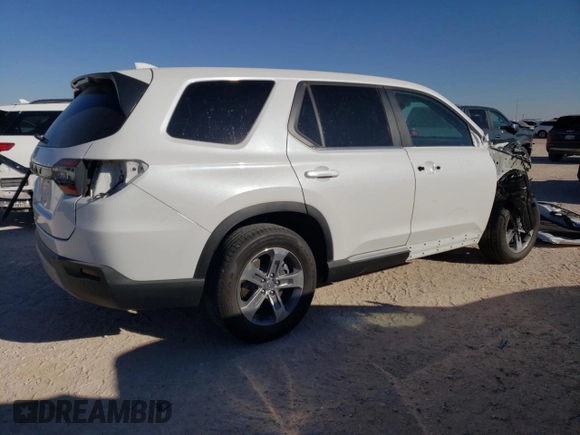 2024 Honda Pilot EX-L 8 Passenger with VIN 5FNYG1H4XRB048230, listed as a Copart auction lot 88768465 with 0 mi miles and Salvage Title. Bid and sale history available at carsss.com. Image 3.