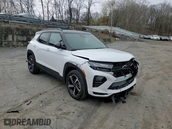 2021 Chevrolet TrailBlazer RS with VIN KL79MUSL7MB045678, listed as a Copart auction lot 48094474 with 6,533 mi miles and . Bid and sale history available at DreamBid. Image 12.