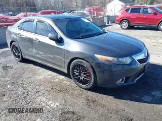 2011 Acura TSX with VIN JH4CU4F42BC000021, listed as a IAAI auction lot 41860332 with 128,684 mi miles. Bid and sale history available at carsss.com. Image 1.
