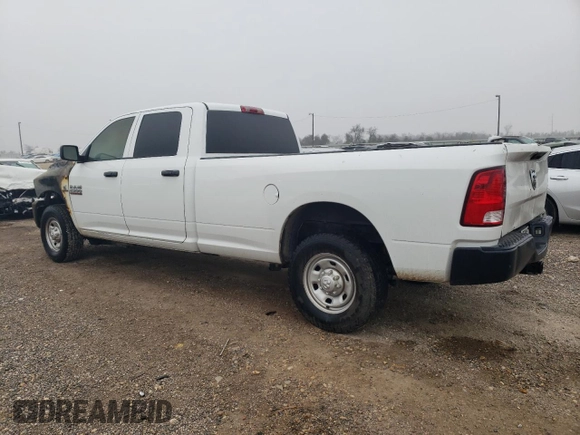 2018 Ram 2500 Tradesman with VIN 3C6UR4HL7JG287371, listed as a Copart auction lot 87394384 with 0 mi miles and Salvage Title. Bid and sale history available at carsss.com. Image 2.