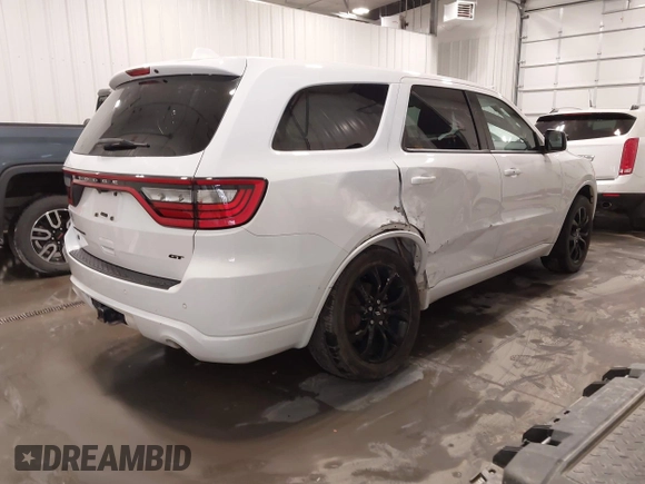 2020 Dodge Durango GT Plus with VIN 1C4RDJDG0LC161766, listed as a IAAI auction lot 42297800 with 102,613 mi miles and . Bid and sale history available at DreamBid. Image 4.