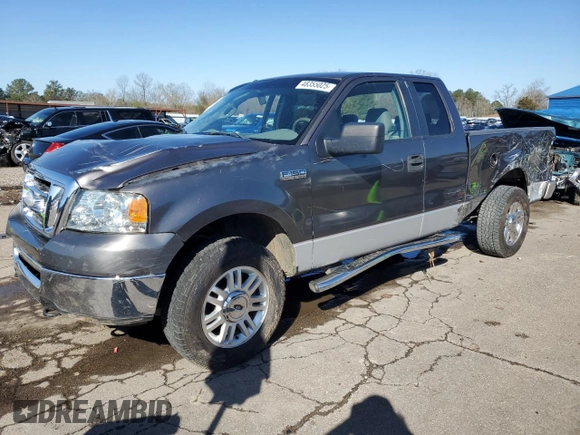 2007 Ford F-150 STX with VIN 1FTRX14W07KC78225, listed as a Copart auction lot 48355025 with 218,619 mi miles and Salvage Title. Bid and sale history available at carsss.com. Image 1.