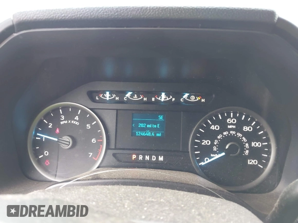 2019 Ford F-150 XL with VIN 1FTEW1E56KFA63764, listed as a IAAI auction lot 42410872 with 124,648 mi miles and . Bid and sale history available at DreamBid. Image 7.