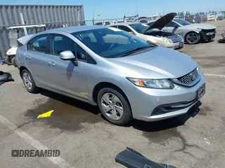2013 Honda Civic LX z VIN 19XFB2F55DE272995, wystawiony jako IAAI lot #42312785 z przebiegiem 90 838 mil mil oraz . Historia ofert i sprzedaży dostępna na DreamBid. Obrazek 1.