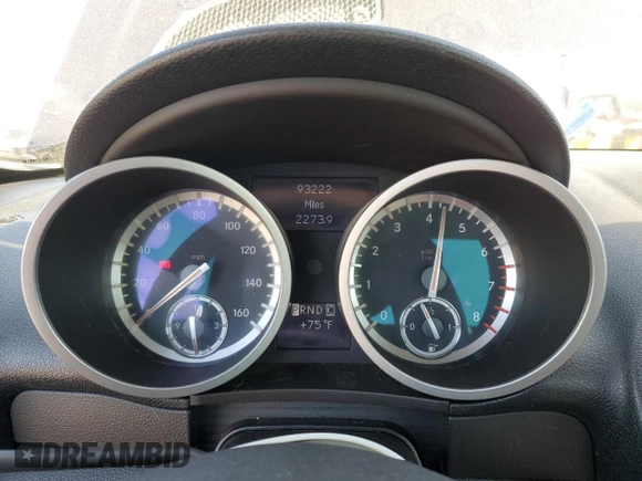 2009 Mercedes-Benz SLK-Class 3.0L with VIN WDBWK54F89F190333, listed as a Copart auction lot 47144815 with 93,222 mi miles and Salvage Title. Bid and sale history available at carsss.com. Image 9.