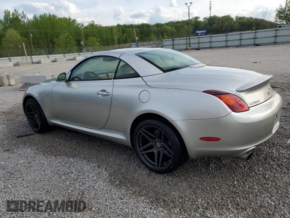 2003 Lexus SC 430 with VIN JTHFN48Y530037514, listed as a Copart auction lot 54354485 with 201,108 mi miles and Non repairable. Bid and sale history available at DreamBid. Image 2.