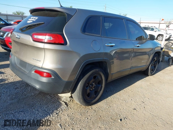 2016 Jeep Cherokee Sport with VIN 1C4PJLAB7GW258181, listed as a IAAI auction lot 42017043 with 154,545 mi miles and . Bid and sale history available at DreamBid. Image 4.