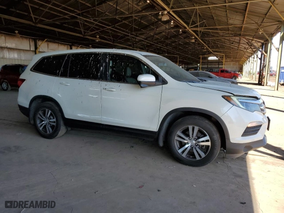2018 Honda Pilot EX-L with VIN 5FNYF5H51JB016743, listed as a Copart auction lot 46347275 with 106,433 mi miles and Salvage Title. Bid and sale history available at carsss.com. Image 4.