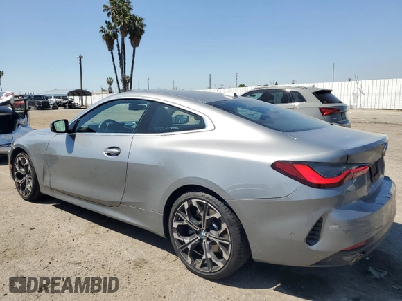 2025 BMW 4 Series 430i with VIN WBA43DA07SCS63339, listed as a Copart auction lot 51535265 with 10,594 mi miles and Salvage title. Bid and sale history available at DreamBid. Image 2.