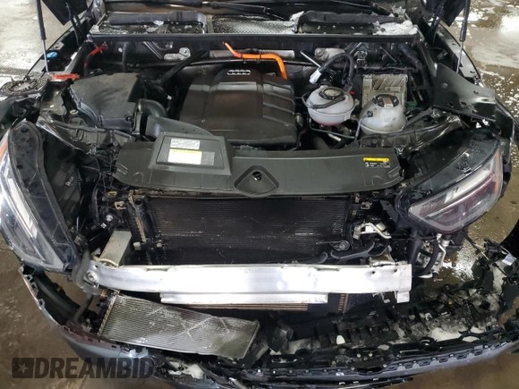 2021 Audi Q5 Premium Plus with VIN WA1E2AFY2M2055766, listed as a Copart auction lot 88973645 with 47,324 mi miles and Salvage Title. Bid and sale history available at carsss.com. Image 12.