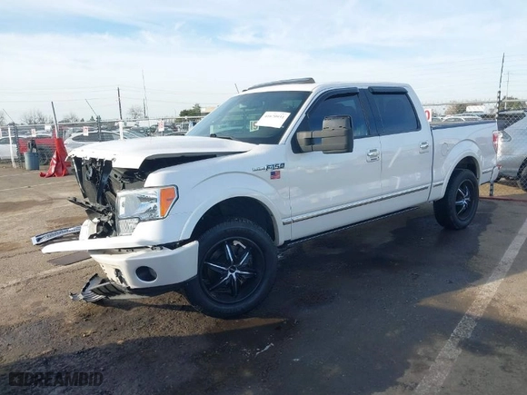 2010 Ford F-150 XL with VIN 1FTFW1CV7AFA88081, listed as a IAAI auction lot 41670931 with 117,032 mi miles. Bid and sale history available at carsss.com. Image 2.