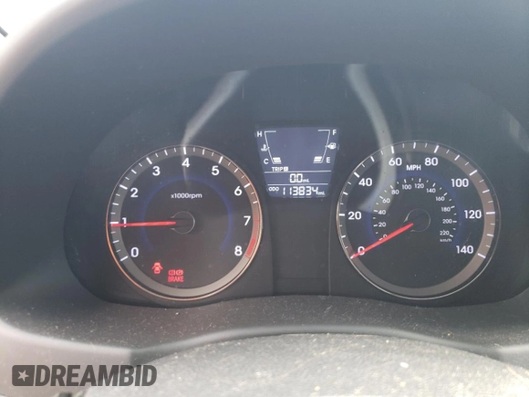 2014 Hyundai Accent SE z VIN KMHCU5AE2EU164130, wystawiony jako Copart lot #50972055 z przebiegiem 113 834 mil mil oraz Szkoda całkowita • Salvage title. Historia ofert i sprzedaży dostępna na DreamBid. Obrazek 9.