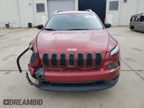 2016 Jeep Cherokee Latitude with VIN 1C4PJLCS9GW233442, listed as a Copart auction lot 71575544 with 220,174 mi miles and Salvage Title. Bid and sale history available at carsss.com. Image 5.