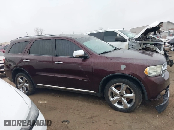 2012 Dodge Durango Citadel with VIN 1C4RDHEGXCC257282, listed as a IAAI auction lot 41043994 with 235,417 mi miles and . Bid and sale history available at DreamBid. Image 14.