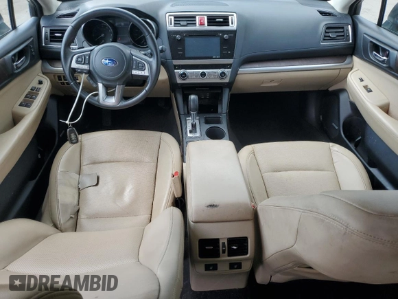 2017 Subaru Outback Limited with VIN 4S4BSENC7H3351724, listed as a Copart auction lot 65586085 with 124,292 mi miles and Salvage title. Bid and sale history available at DreamBid. Image 8.