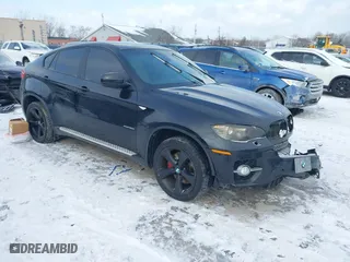 2010 BMW X6 50i with VIN 5UXFG8C55ALZ94803, listed as a IAAI auction lot 41387175 with 114,426 mi miles. Bid and sale history available at carsss.com. Image 1.