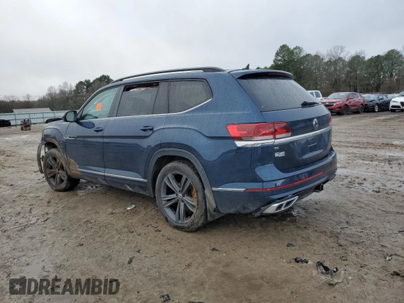 2021 Volkswagen Atlas SE z VIN 1V2PR2CA4MC524405, wystawiony jako Copart lot #86331014 z przebiegiem 129 265 mil mil oraz Szkoda całkowita • Salvage title. Historia ofert i sprzedaży dostępna na DreamBid. Obrazek 2.