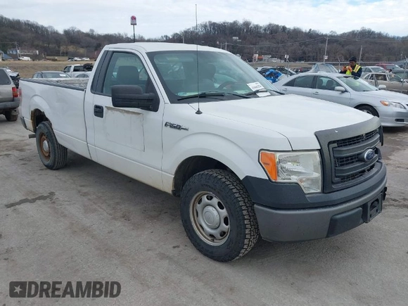 2013 Ford F-150 XL with VIN 1FTMF1CM2DKE62624, listed as a IAAI auction lot 41666254 with 255,051 mi miles and . Bid and sale history available at carsss.com. Image 1.