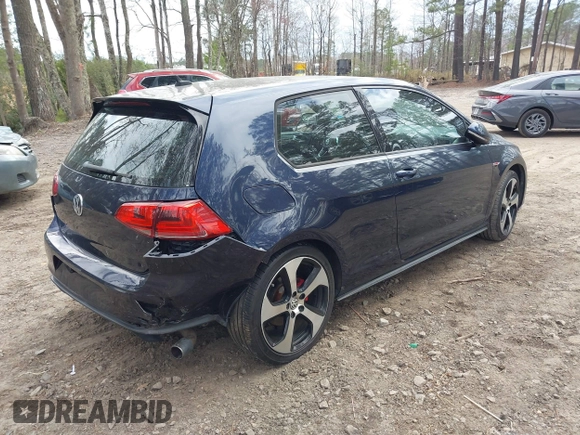 2016 Volkswagen Golf GTI S with VIN 3VWYT7AU1GM037714, listed as a IAAI auction lot 41840958 with 92,170 mi miles. Bid and sale history available at carsss.com. Image 4.