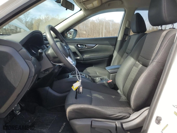 2017 Nissan Rogue SL with VIN JN8AT2MV7HW004637, listed as a Copart auction lot 48753385 with 120,368 mi miles and Salvage Title. Bid and sale history available at carsss.com. Image 7.