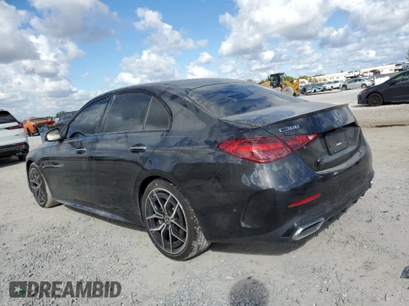 2022 Mercedes-Benz C 300 with VIN W1KAF4GB5NR057756, listed as a Copart auction lot 43812115 with 58,810 mi miles and Non Repairable. Bid and sale history available at DreamBid. Image 2.