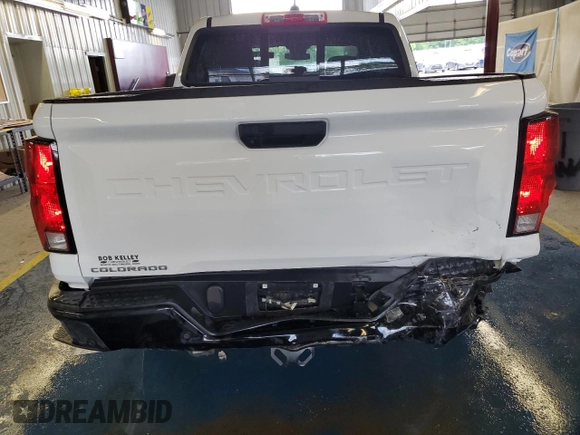 2025 Chevrolet Colorado 2WD Work Truck with VIN 1GCPSBEK0S1170824, listed as a Copart auction lot 64129245 with 6,732 mi miles and Clean title. Bid and sale history available at DreamBid. Image 6.