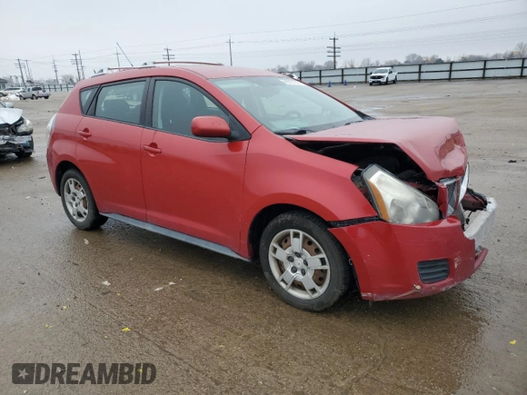 2009 Pontiac Vibe with VIN 5Y2SM67089Z409880, listed as a Copart auction lot 44072155 with 121,158 mi miles and Salvage Title. Bid and sale history available at carsss.com. Image 4.