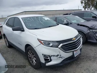 2019 Chevrolet Equinox LS with VIN 2GNAXHEV8K6108399, listed as a IAAI auction lot 42084167 with 72,385 mi miles and . Bid and sale history available at carsss.com. Image 1.