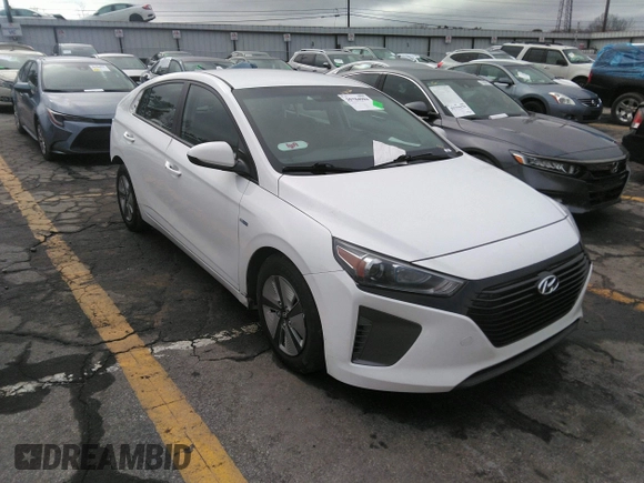 2019 Hyundai Ioniq Blue with VIN KMHC65LC7KU175237, listed as a IAAI auction lot 35784984 with 138,348 mi miles and . Bid and sale history available at DreamBid. Image 1.