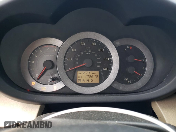 2010 Toyota RAV4 with VIN JTMZF4DV9AD025010, listed as a Copart auction lot 61625055 with 173,213 mi miles and Salvage title. Bid and sale history available at DreamBid. Image 9.