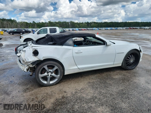 2014 Chevrolet Camaro LT with VIN 2G1FC3D3XE9321167, listed as a Copart auction lot 65061095 with Not provided miles and Clean title. Bid and sale history available at DreamBid. Image 3.