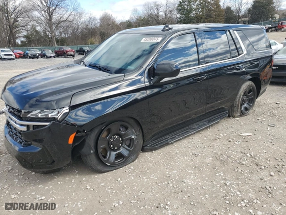 2024 Chevrolet Tahoe Commercial with VIN 1GNSKLED5RR150699, listed as a Copart auction lot 45288045 with 3,298 mi miles and Salvage Title. Bid and sale history available at carsss.com. Image 1.