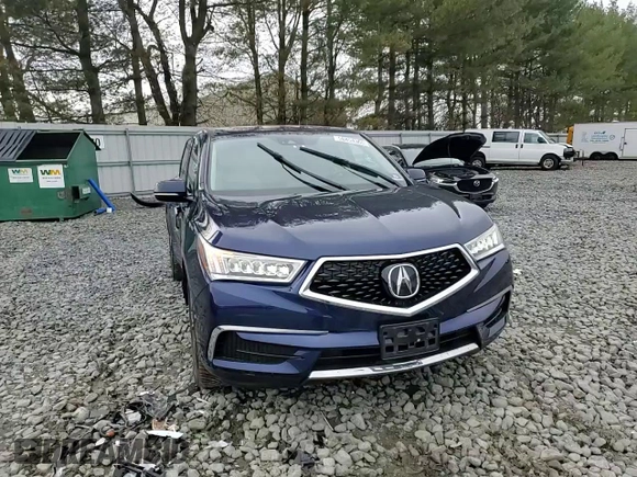 2020 Acura MDX w/Technology Pkg with VIN 5J8YD4H50LL010949, listed as a Copart auction lot 50454365 with 32,465 mi miles and Salvage Title. Bid and sale history available at carsss.com. Image 11.